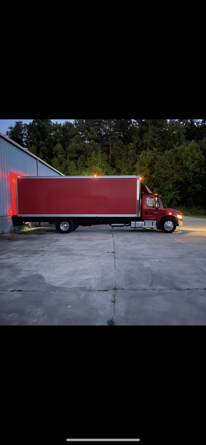 Red Carolina Classic Carriers truck